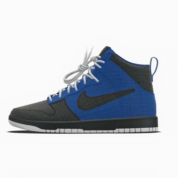 FOCUS RICH CLOTHING x NIKE  LIMITED EDITION AIR FOCUS DUNKS BLACK & BLUE 2024 main image 4